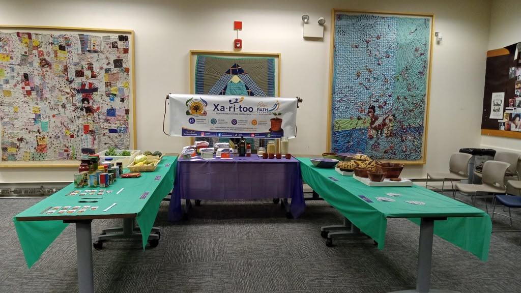 A Xaritoo cultural activity featuring art, food, and community traditions