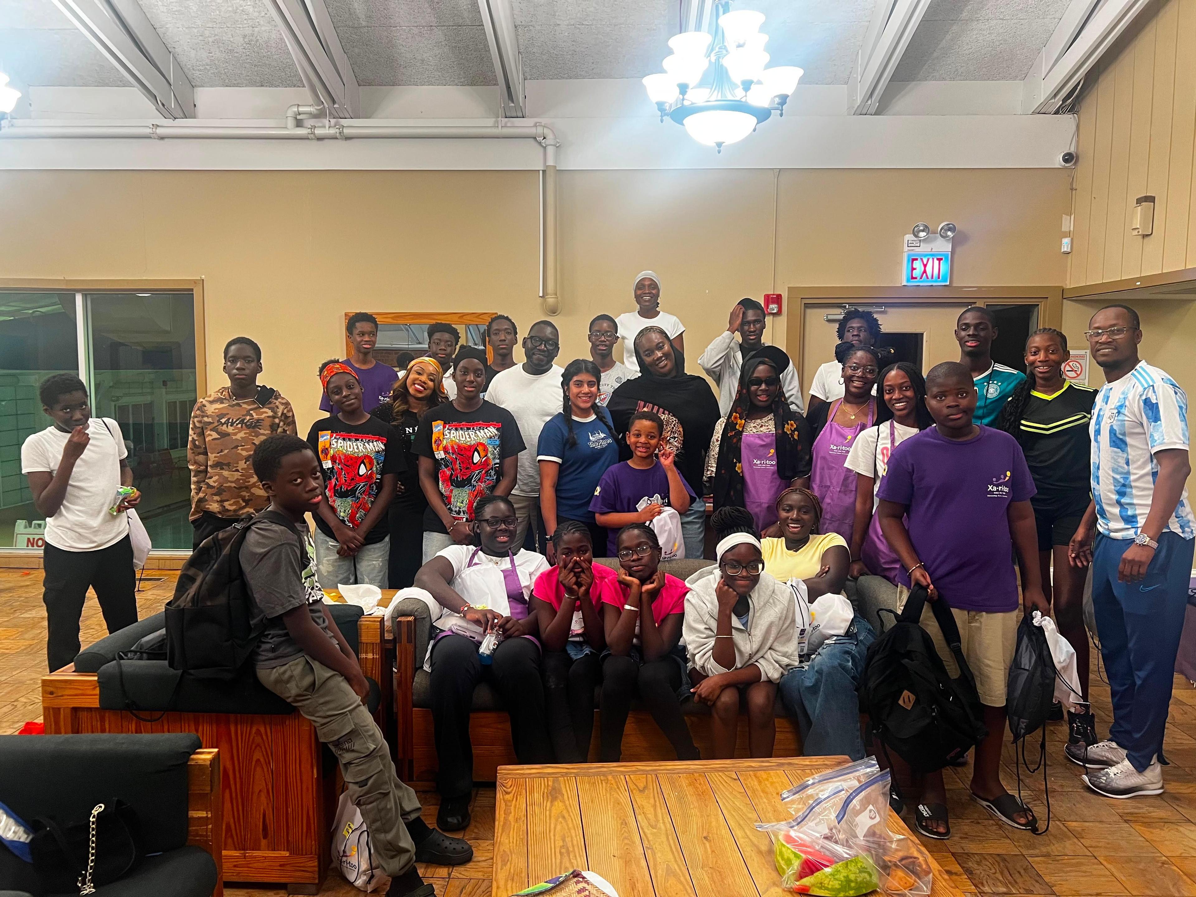 Xaritoo Summer Program participants gathered together